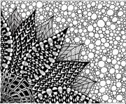 zen anti stress to print big flower 
